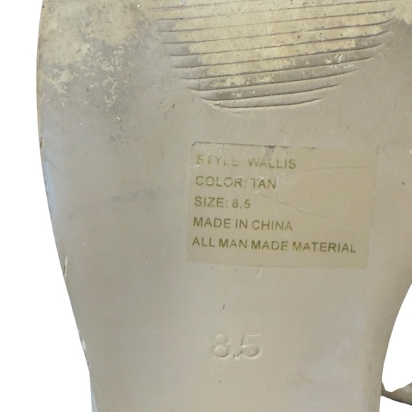 Francesca's Collections Tan and Black Ankle Boots with Southwestern Flair - Picture 8 of 12